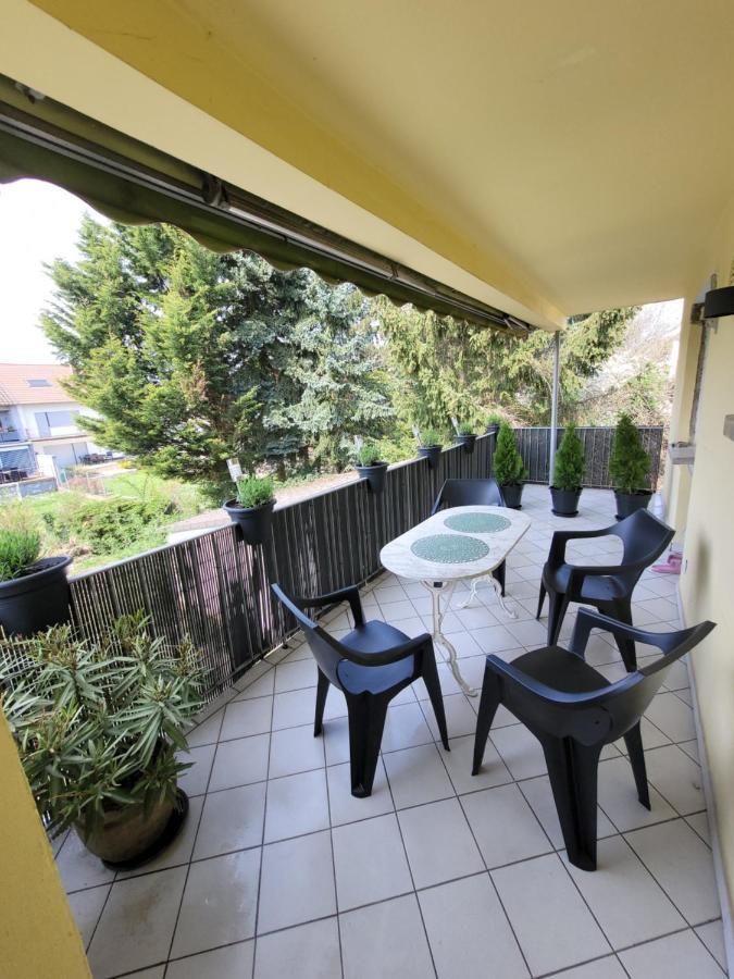Ferienwohnung Anna Oftersheim Schwetzingen Hockenheim 3 Zimmer Mit Balkon Bagian luar foto