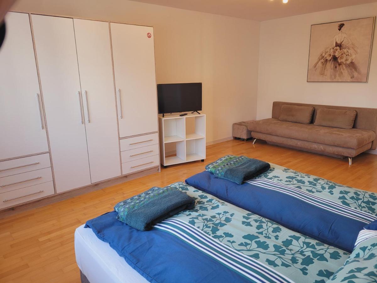 Ferienwohnung Anna Oftersheim Schwetzingen Hockenheim 3 Zimmer Mit Balkon Bagian luar foto